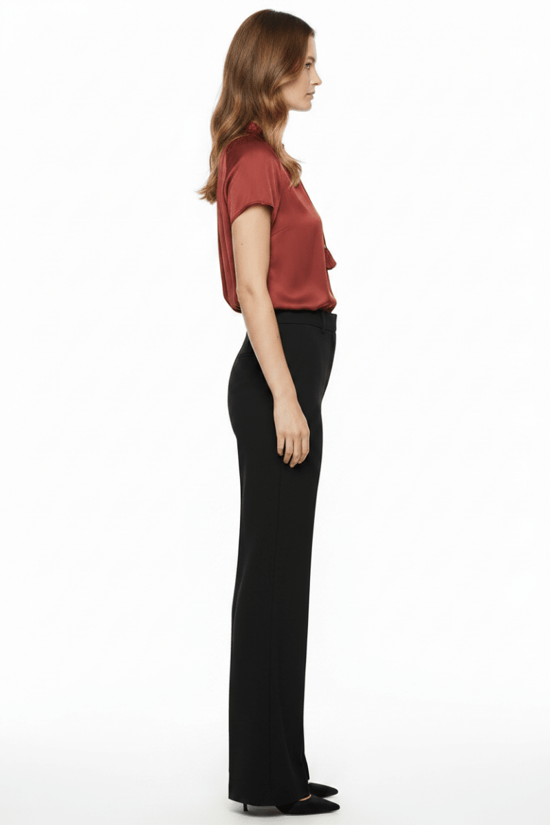 Cartoon Bluse Kurz 1/2 Arm in der Farbe Dunkel Rot