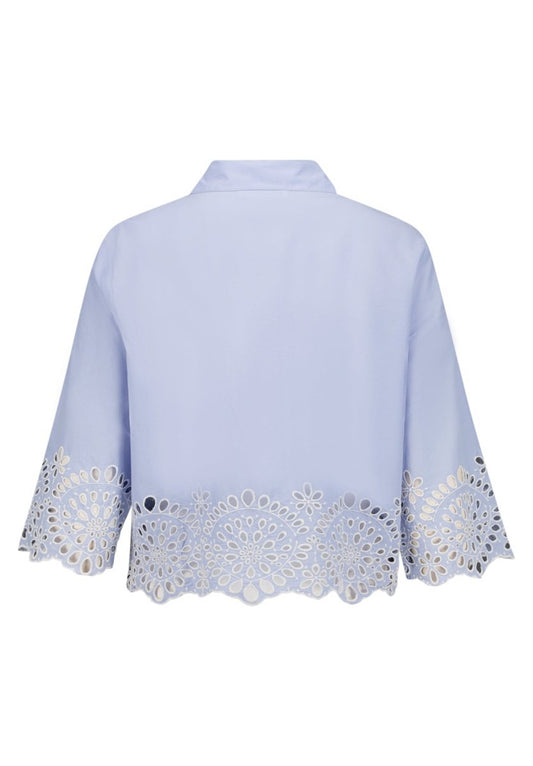 Cartoon Bluse Kurz 3/4 Arm