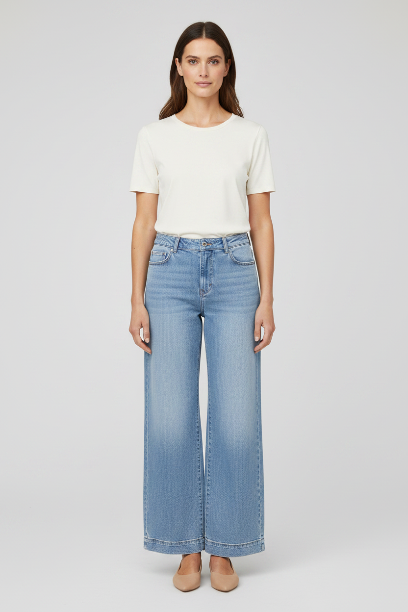 Cartoon Hose Jeans 1/1 Länge Middle Blue Denim