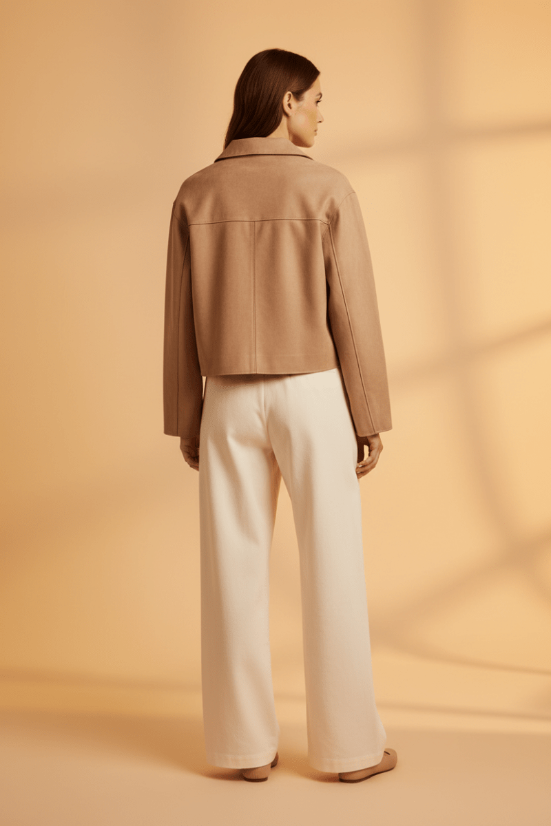 Cartoon Jacke Casual in der Farbe Sand