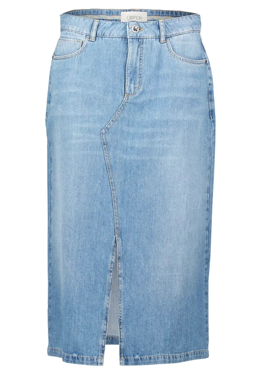 Cartoon Jeansrock in der Farbe Blau