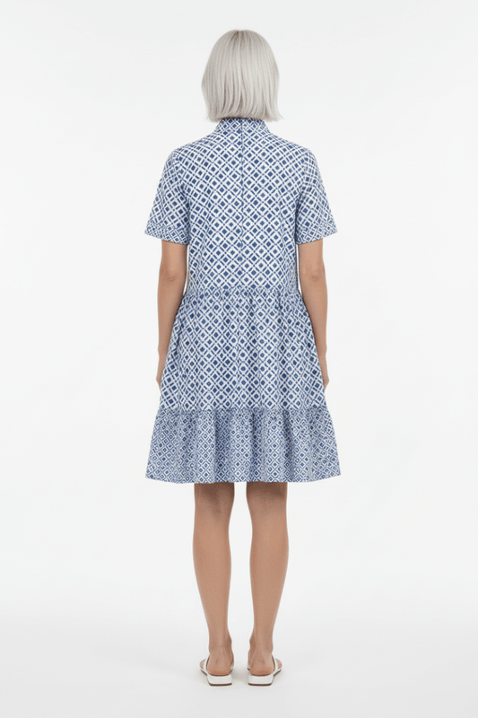 Cartoon Kleid Kurz 1/2 Arm