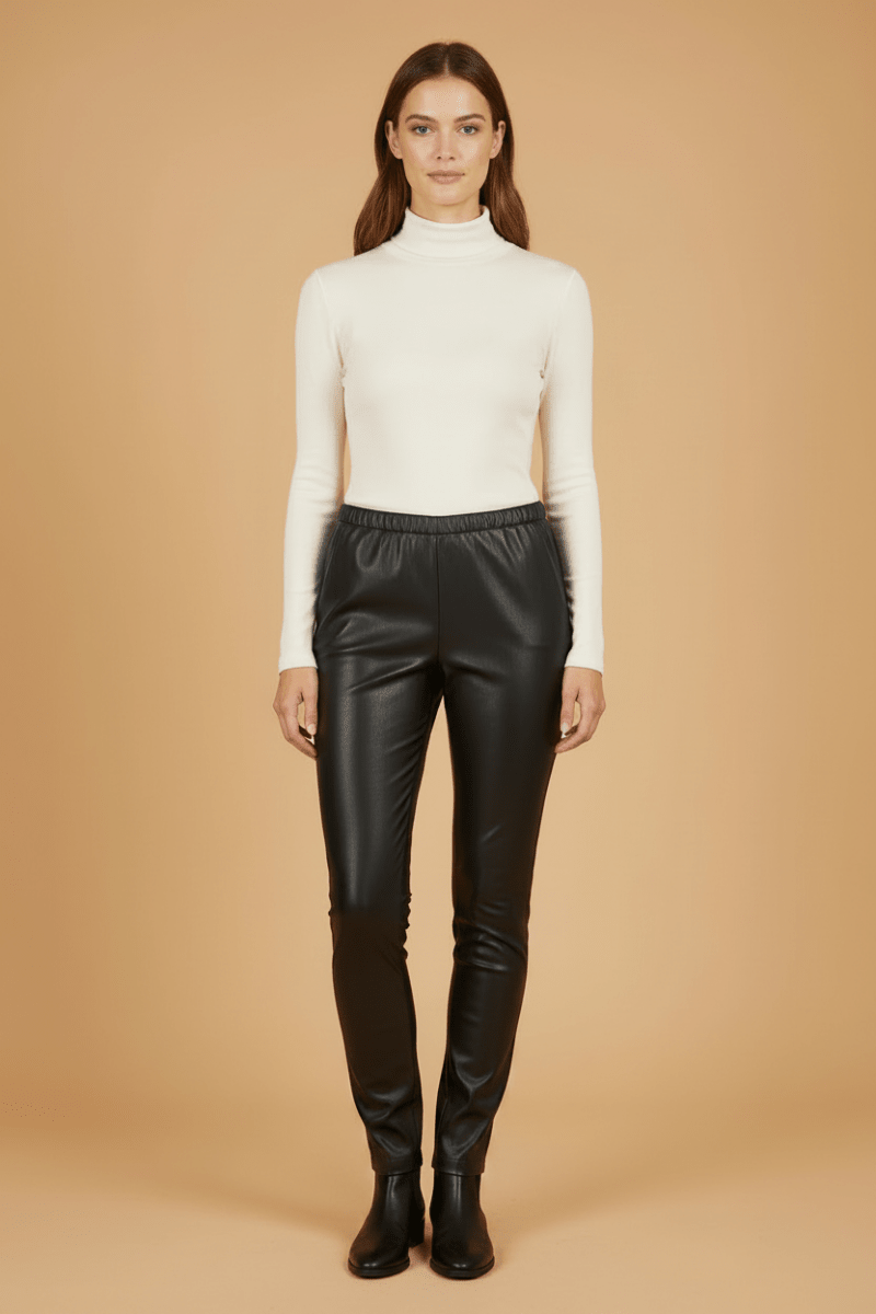 Cartoon Legging Schwarz – Damen Leggings Viskose