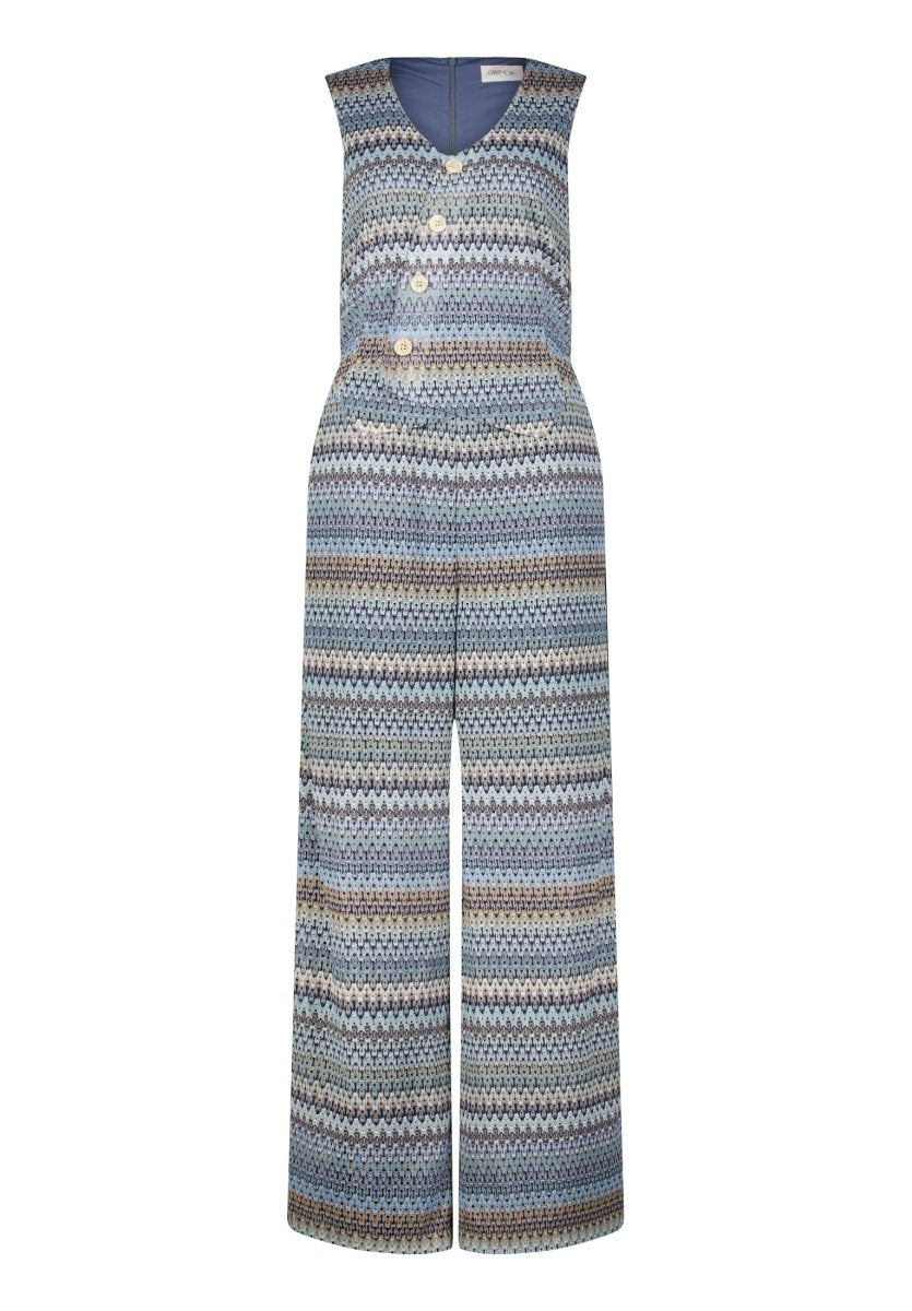 Cartoon Overall in der Farbe Blau