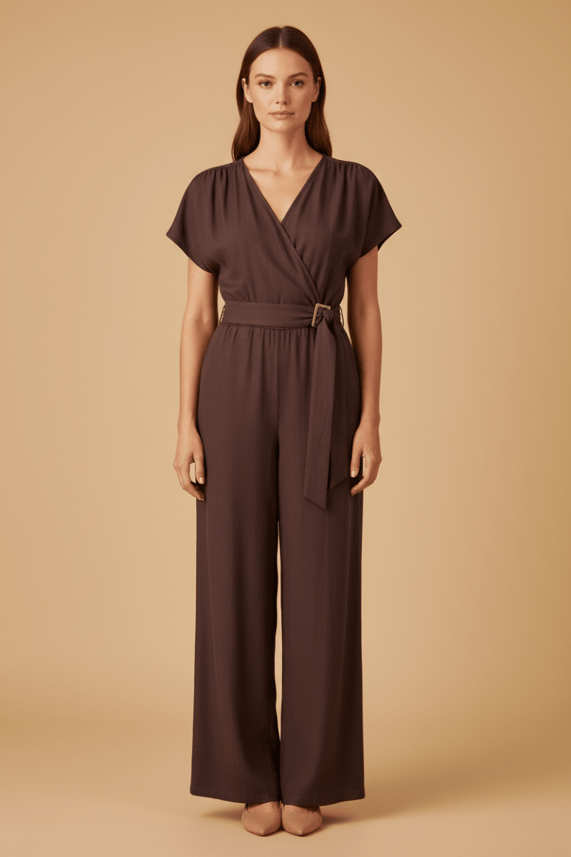 Cartoon Overall in der Farbe Braun