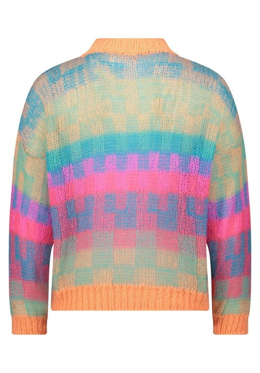 Cartoon Pullover in der Farbe Bunt