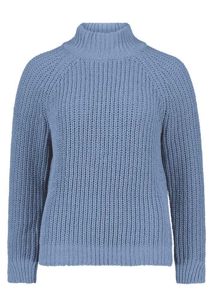 Cartoon Strickpullover Flintgrau