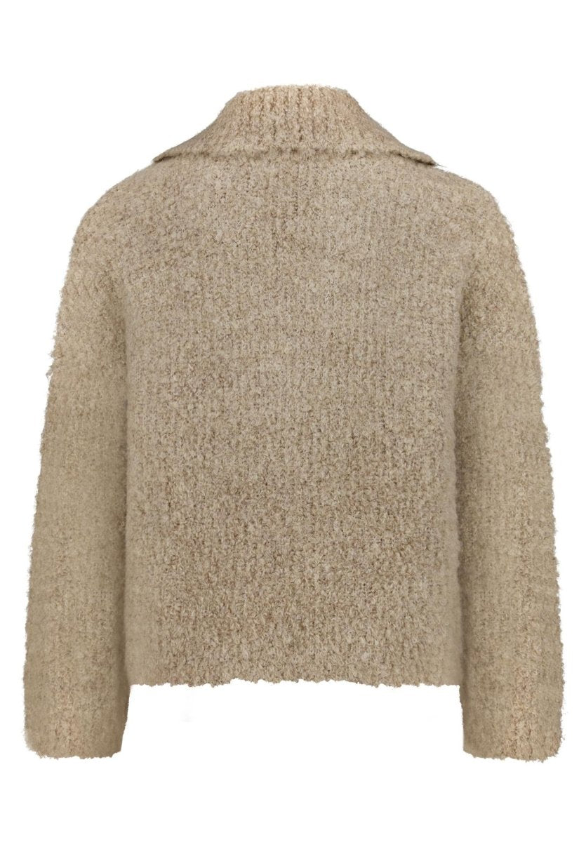 Cartoon Strickpullover Helles Mauve