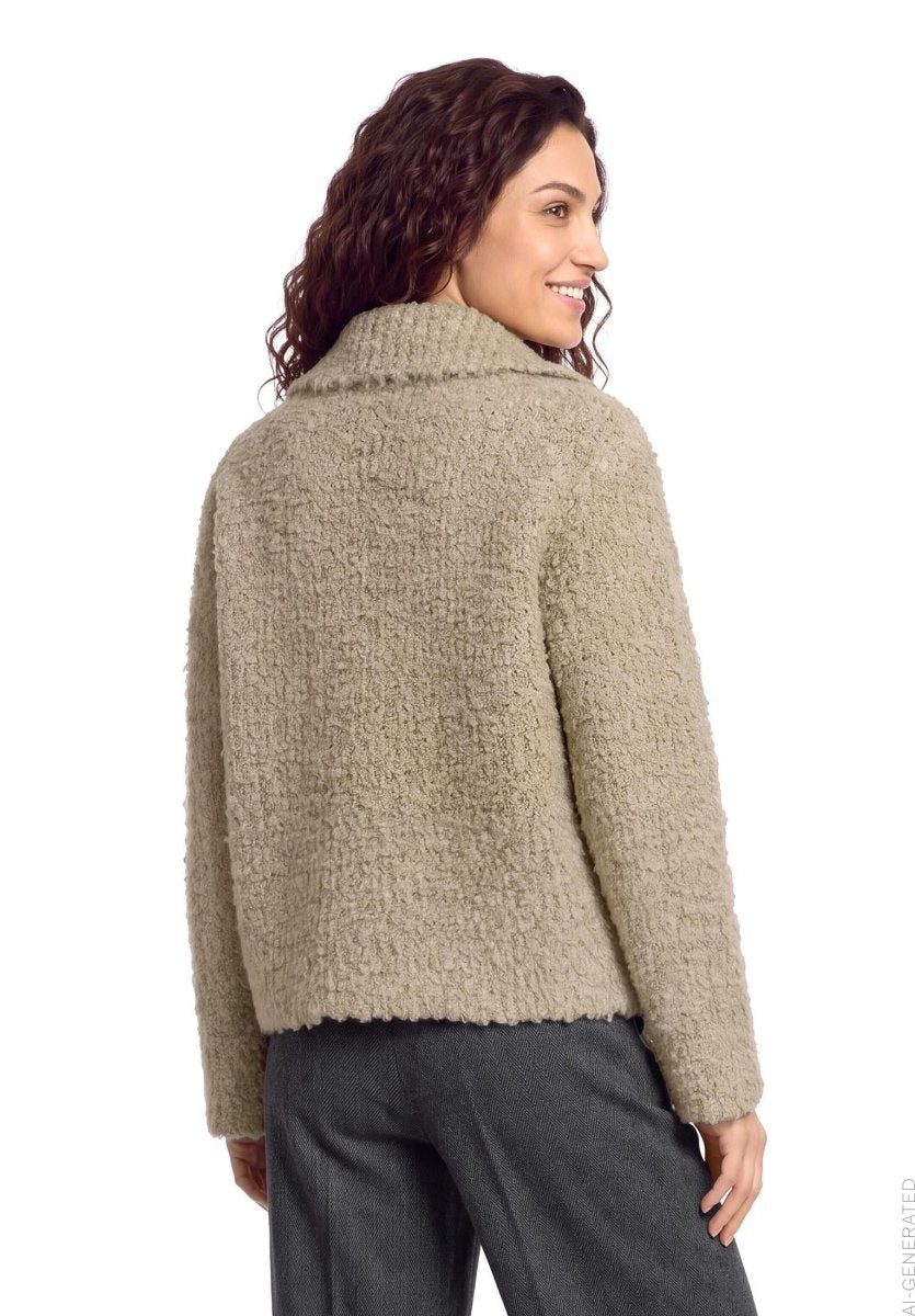 Cartoon Strickpullover Helles Mauve