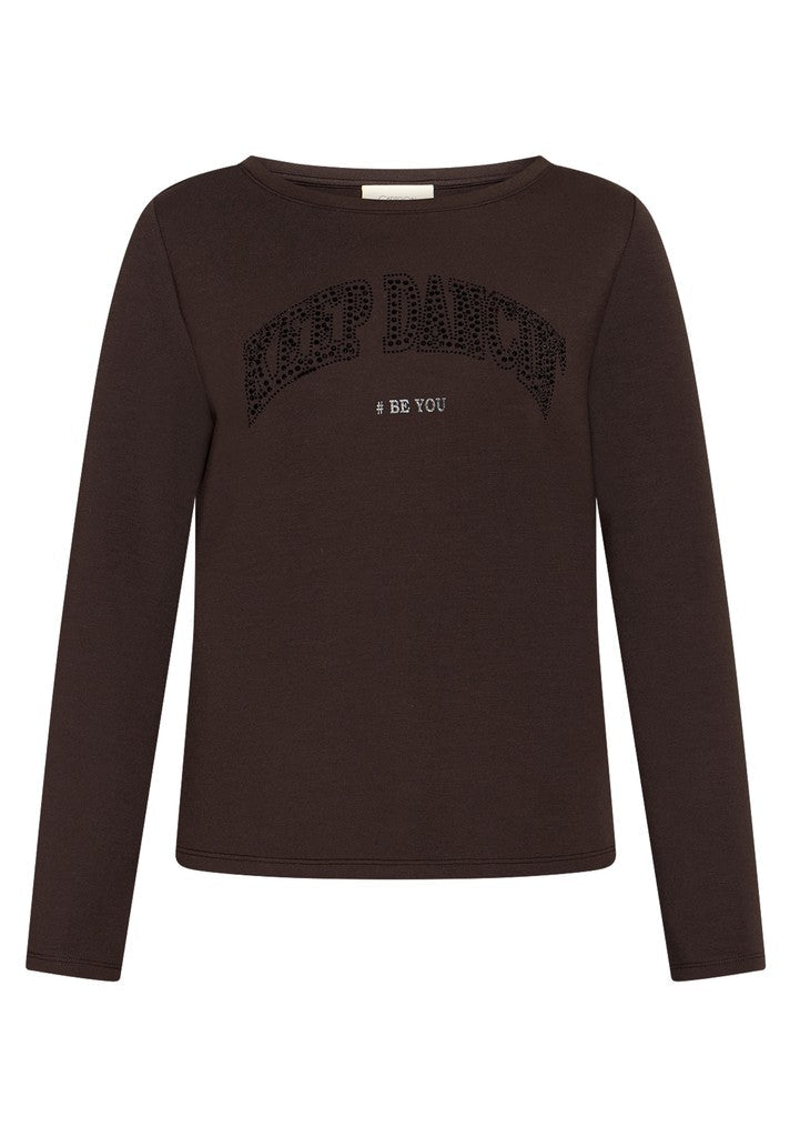 Cartoon Sweat Kurz 1/1 Arm Patch Brown/Black