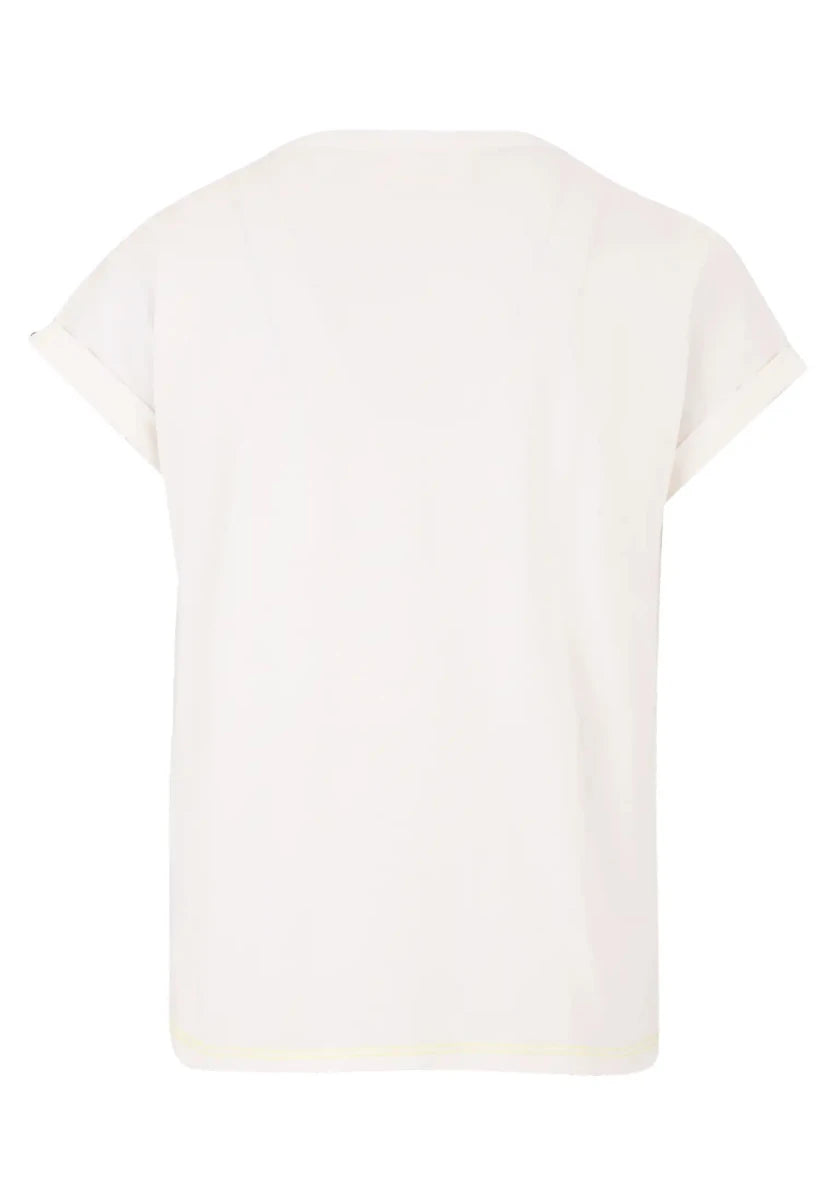 Cartoon T-Shirt Patch in der Farbe Cream