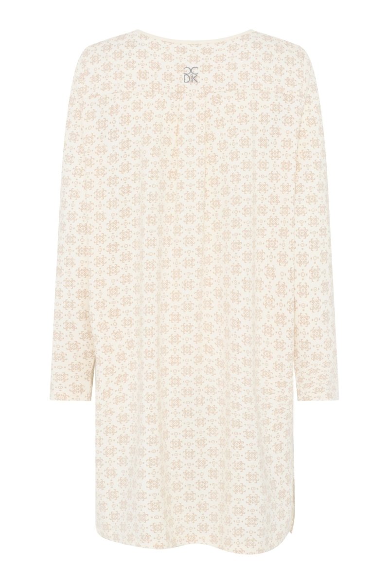 CCDK Bea L/S Dress Cement AOP