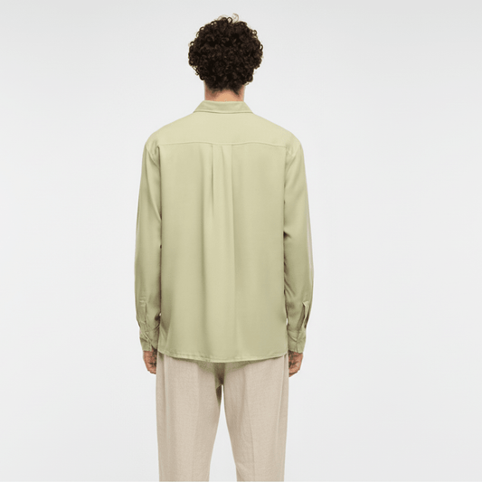 Elvine Hemd OSSIAN in der Farbe SILVER GREEN