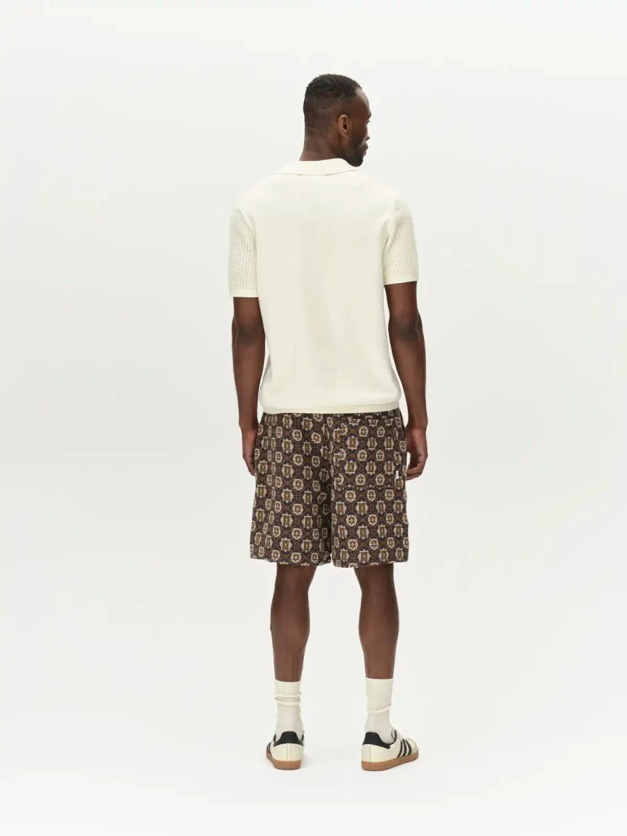 Gabba Polo Hemnd Geno Resort SS Ecru Light