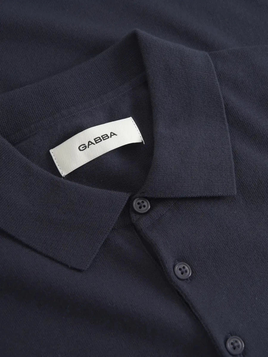 Gabba Polo - Shirt Benson SS Night Sky