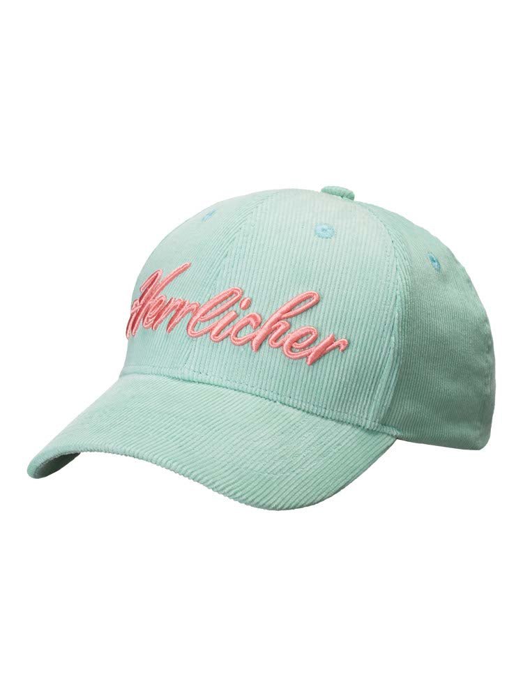 Herrlicher Lenny Corduroy Artwork Cap in Frosty