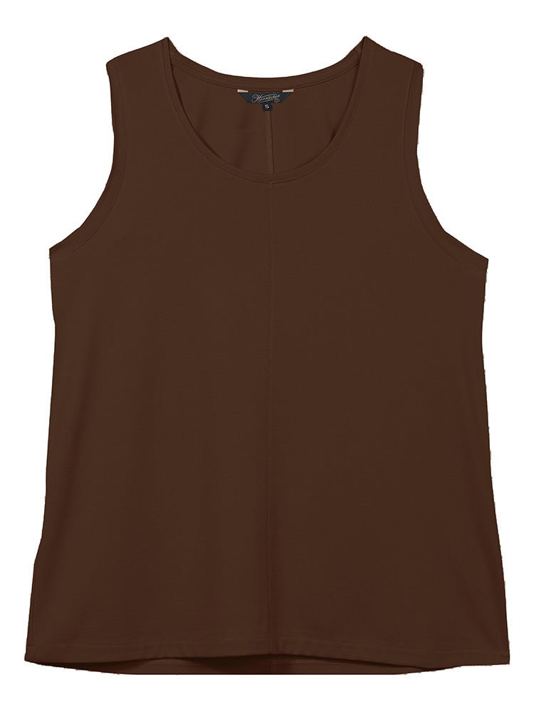 Herrlicher Yasu Jersey Damentop in Coffee