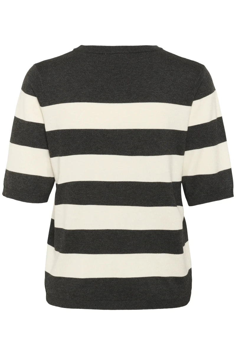 KAFFE Kurzarmpullover Kalizza in der Farbe DGM/Turtledove