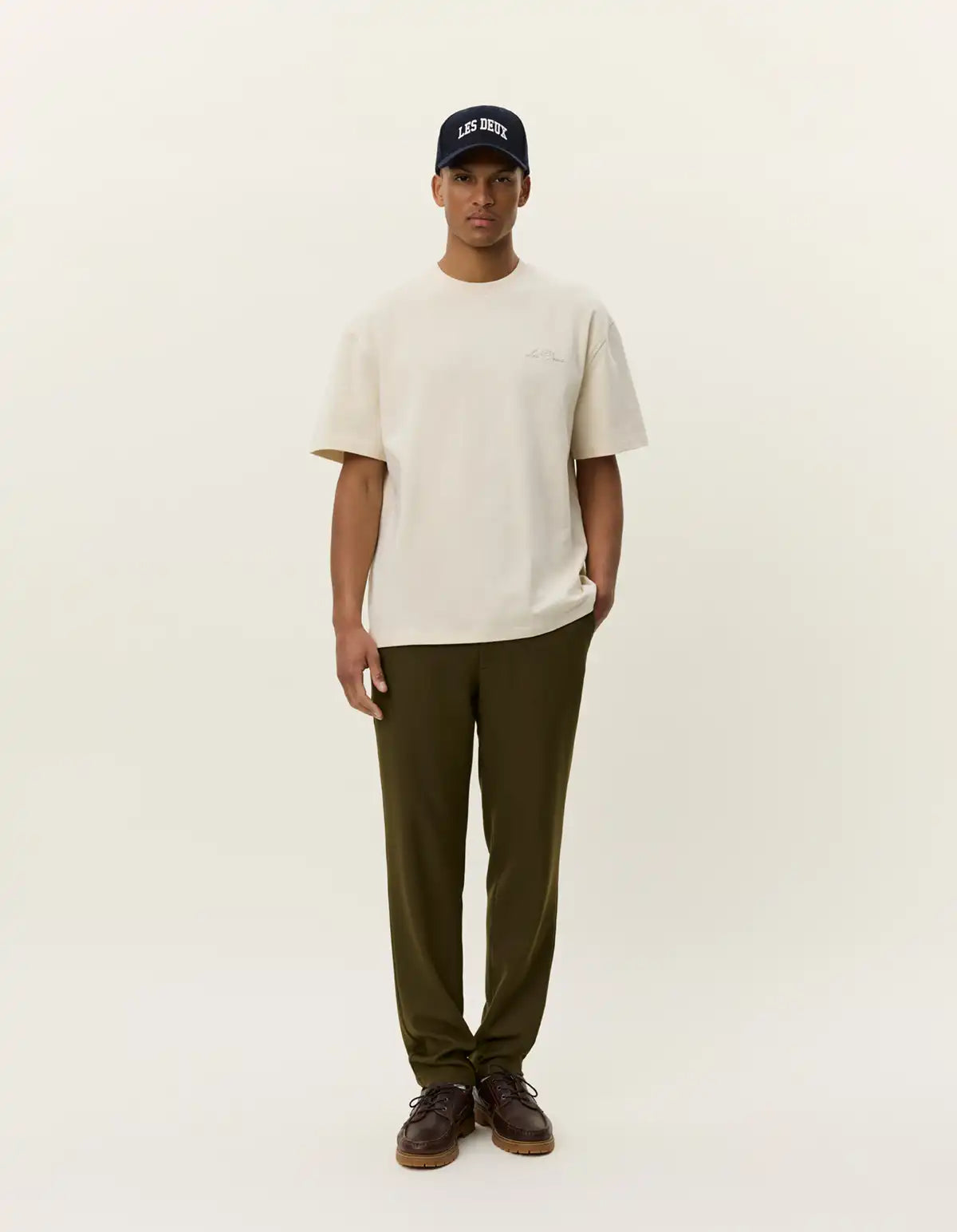 Les Deux T-Shirt Crew Ivory
