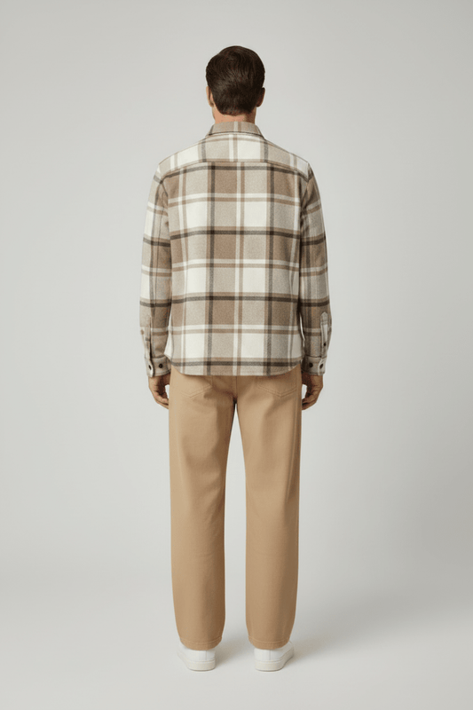 Les Deux Check Flannel Shirt Karibu – Herren Flanellhemd