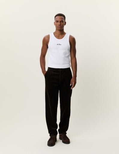 Les Deux Corduroy Tapered Pants Delicioso Brown – Herren Cordhose