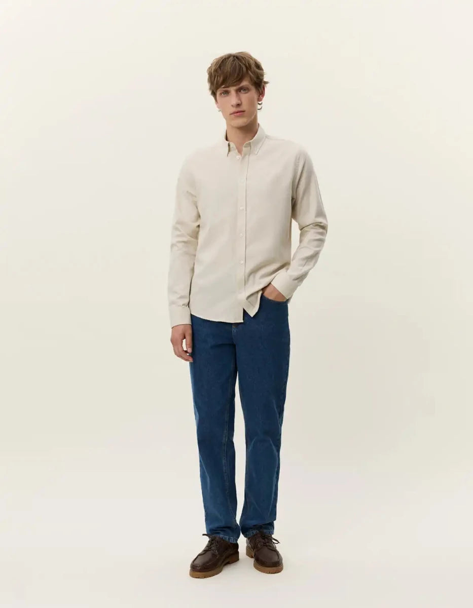 Les Deux Hemd Desert Reg in der Farbe Ivory