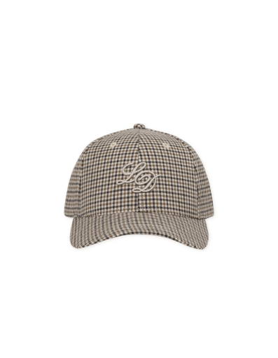 Les Deux LD Check Baseball Cap Dark Sand – Herren Cap
