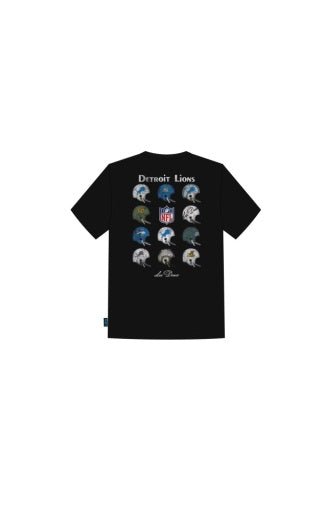 Les Deux NFL Helmet T-Shirt Schwarz – Herren T-Shirt Bio-Baumwolle