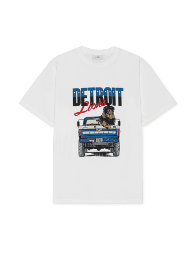 Les Deux NFL Truck T-Shirt Weiß – Herren T-Shirt aus Bio-Baumwolle