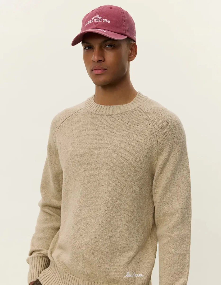 Les Deux Pullover Brad in der Farbe Dark Sand