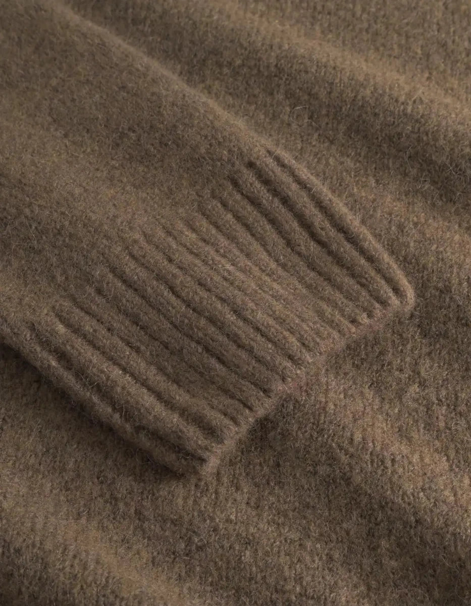 Les Deux Pullover Gilbert in der Farbe Teak Brown