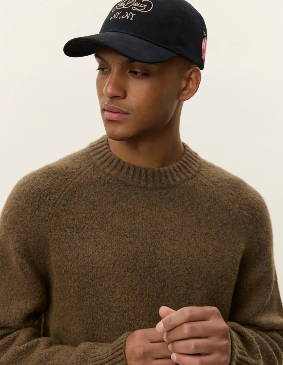 Les Deux Pullover Gilbert in der Farbe Teak Brown