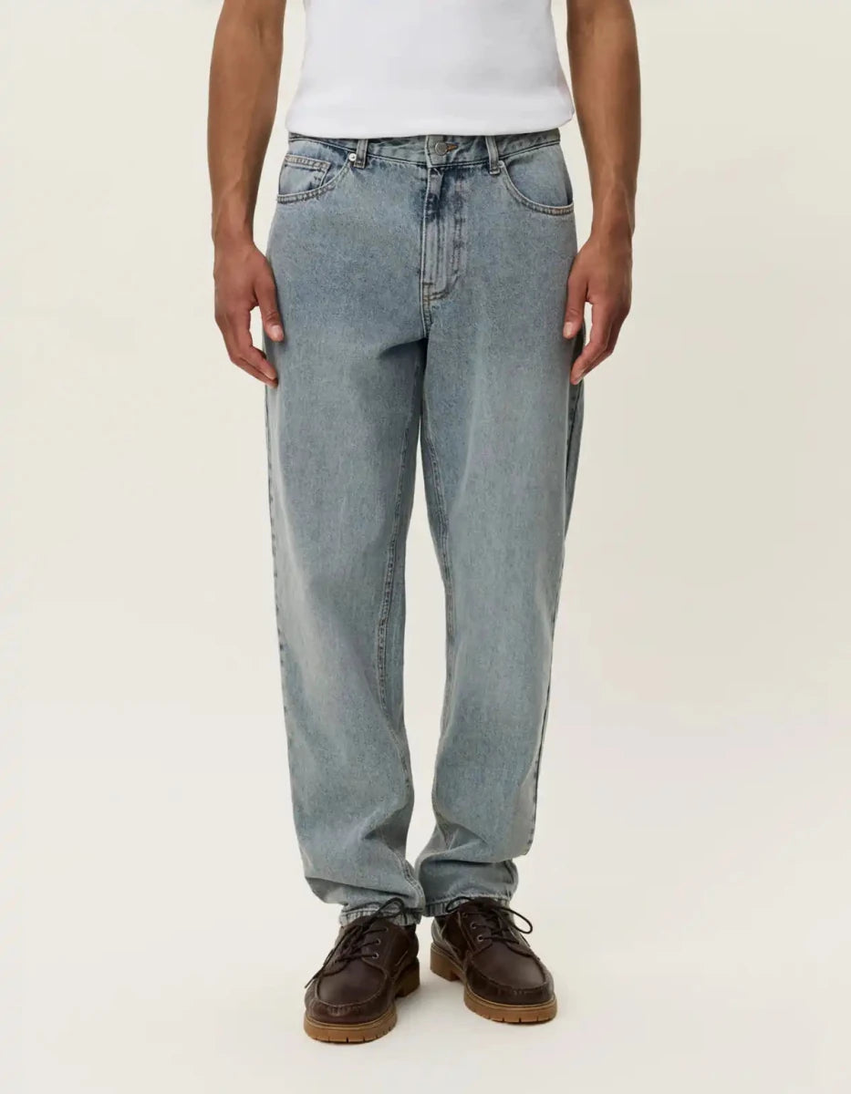 Les Deux Ryder Washed Denim Jeans Light Indigo Wash 458