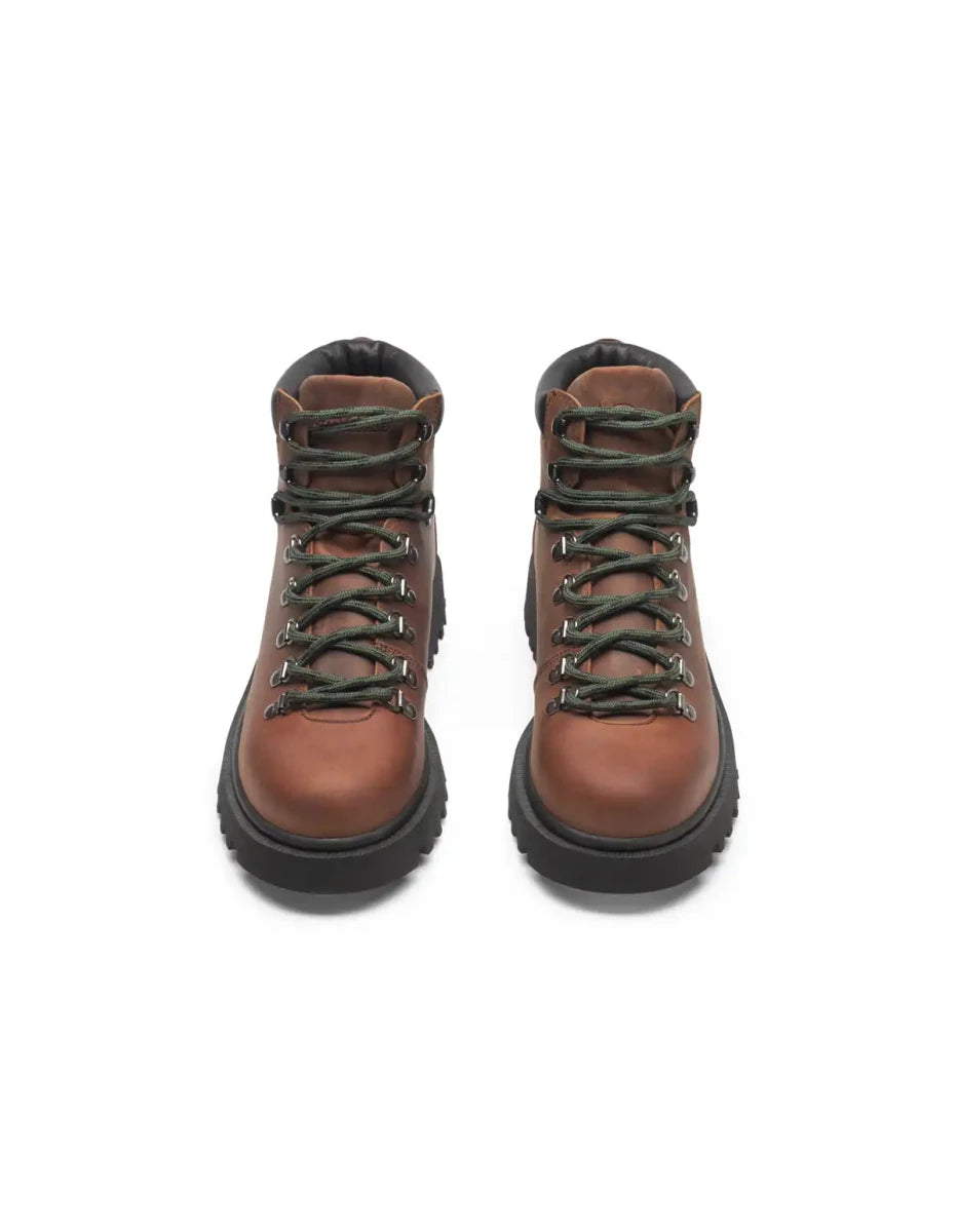 Les Deux Schnürstiefel in der Farbe Braun