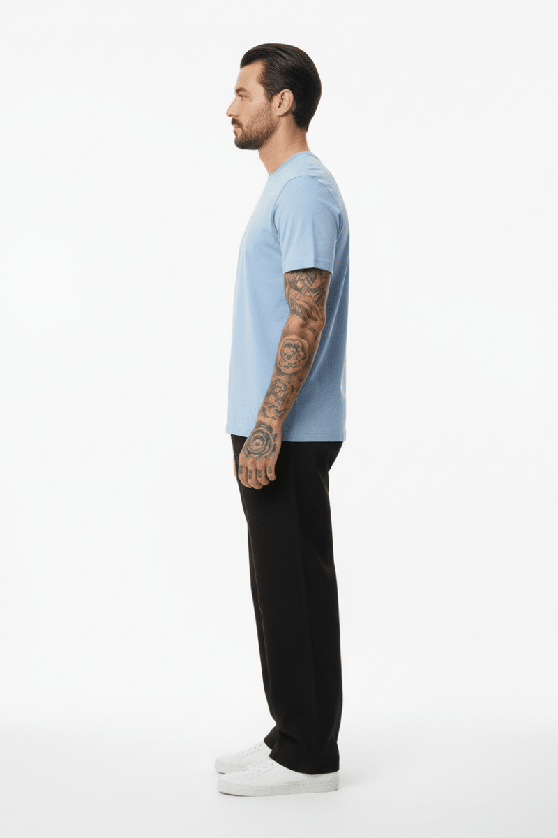 Les Deux T-Shirt Andrew in der Farbe Allure