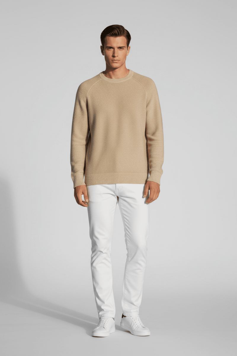 Marc O Polo Pullover Gots in der Farbe Beige