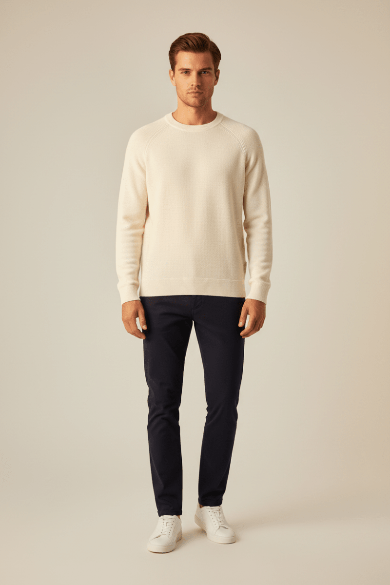 Marc O Polo Pullover Gots in der Farbe Creme