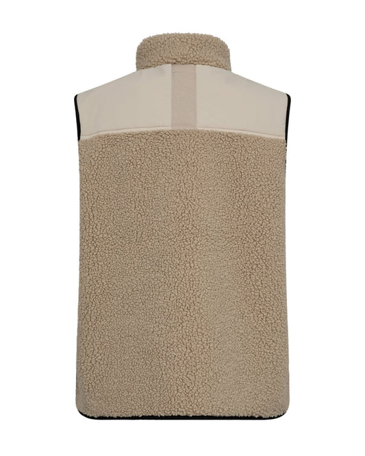 Mos Mosh Teddy Vest Rowe Eli in deMr Farbe Feather Grey