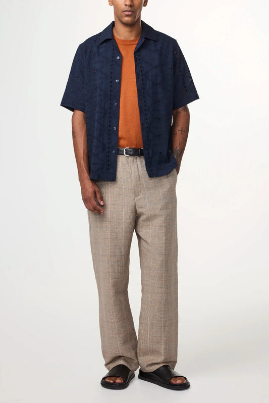 NN. 07 Hemd Julio SS 5392 in der Farbe Mitternachtsblau