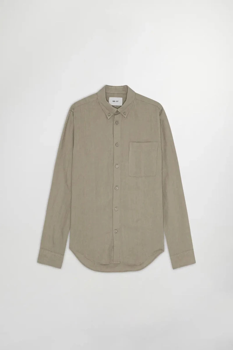 NN. 07 Luxus Hemd Arne in Grau