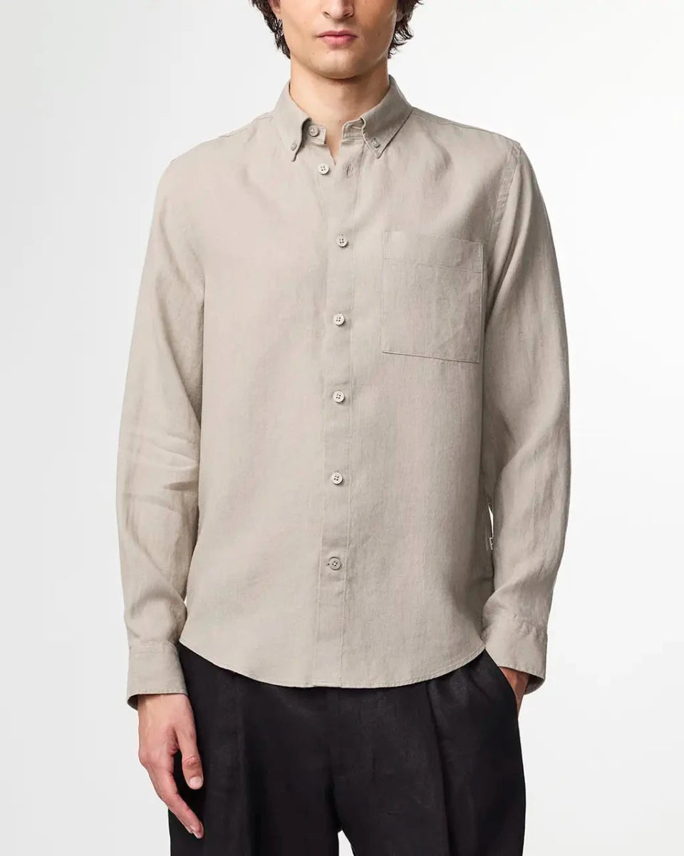 NN. 07 Luxus Hemd Arne in Grau