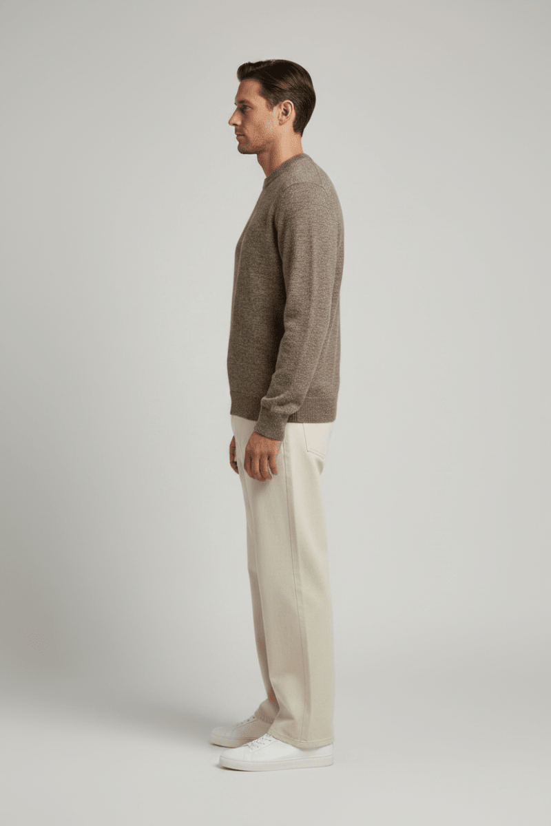 NN. 07 Pullover Gavin Crew in der Farbe Desert Clay