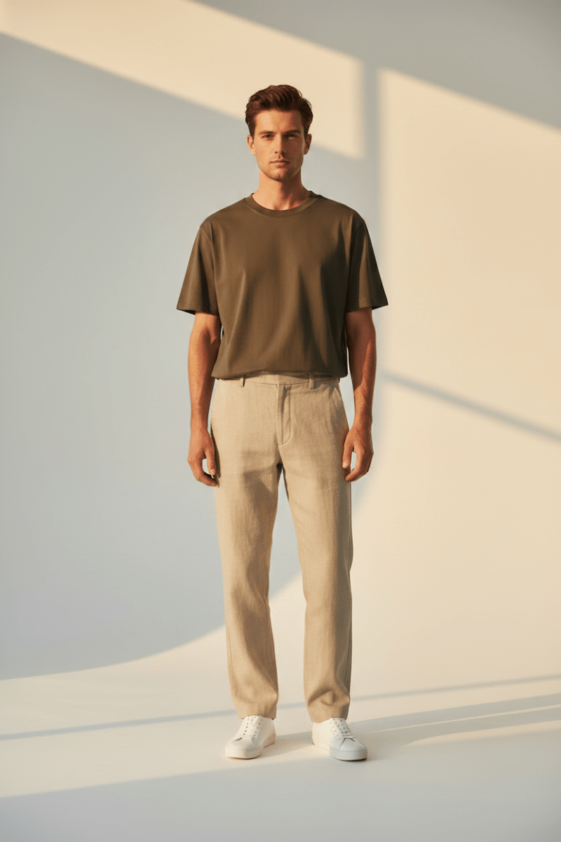 NN07 Adam T-shirt 3209 Mable Husk Regular