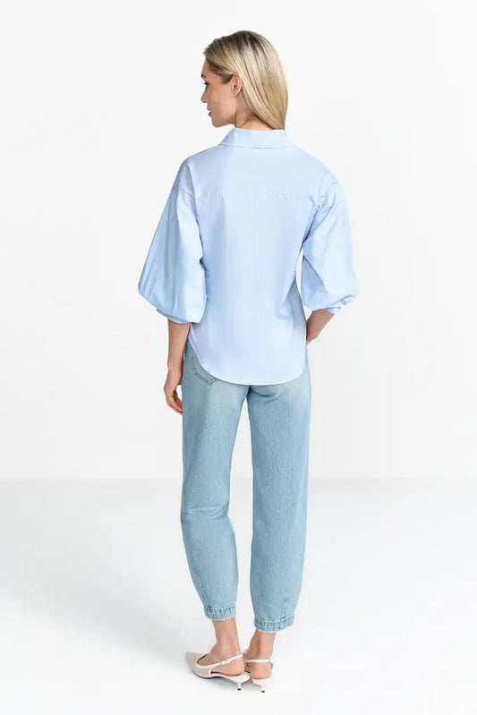 Rich and Royal Bluse Skyway Blue