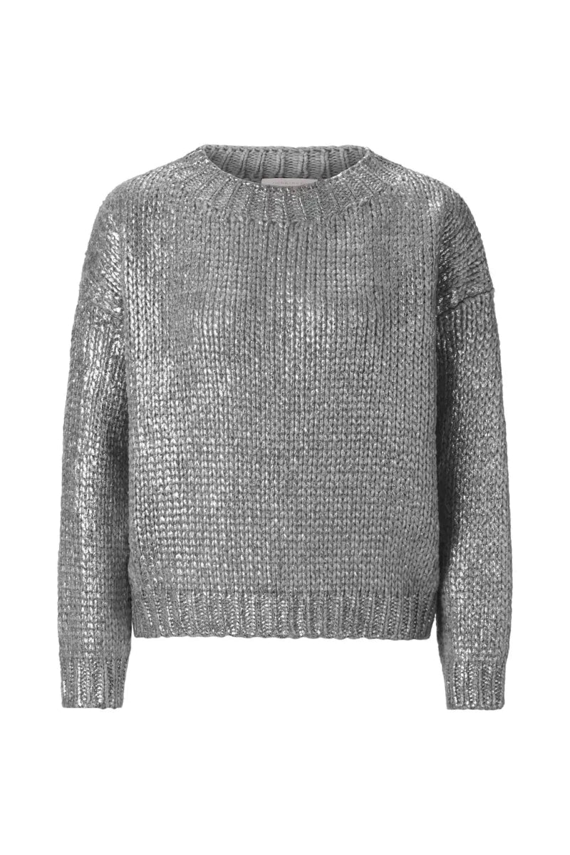Rich Royal Crew Neck Sweatshirt in der Farbe Silver