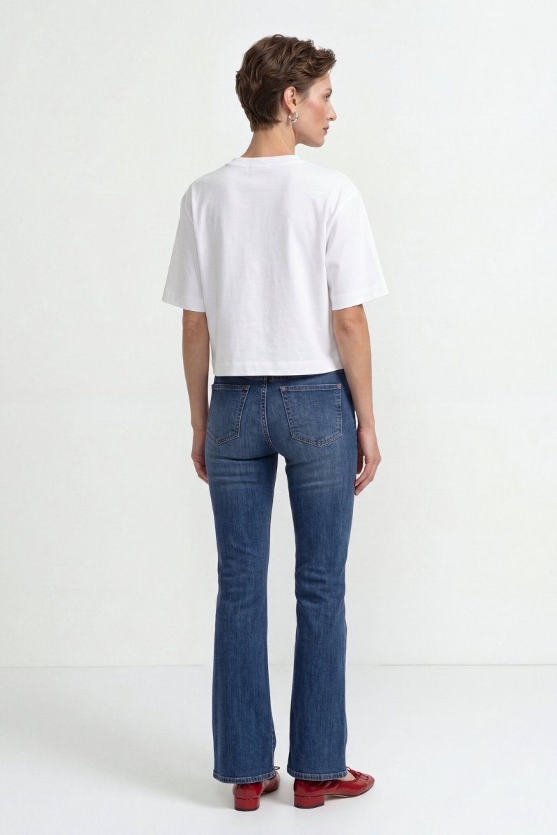 Rich & Royal Gentle Fit T-Shirt mit Print in White
