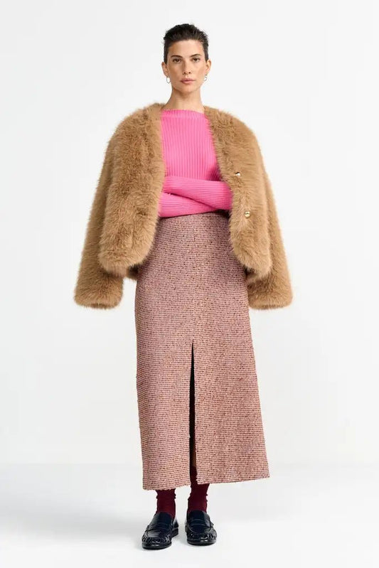 Rich & Royal Merino Rib Pink Radiance