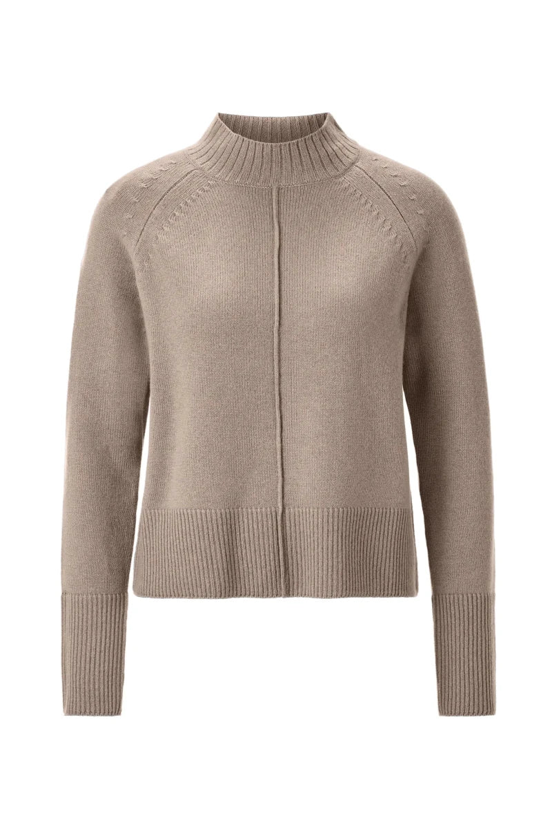 Rich & Royal Pullover in der Farbe Caffee Latte