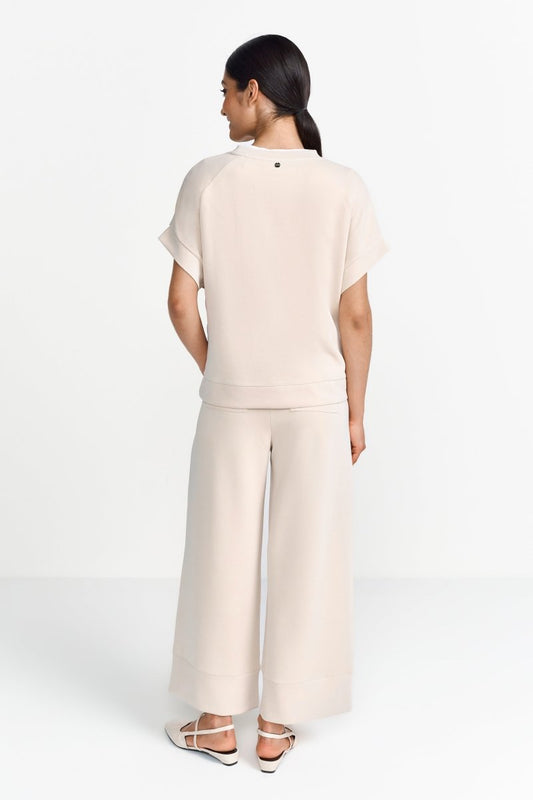 Rich & Royal T Peach Culotte in der Farbe White Stone