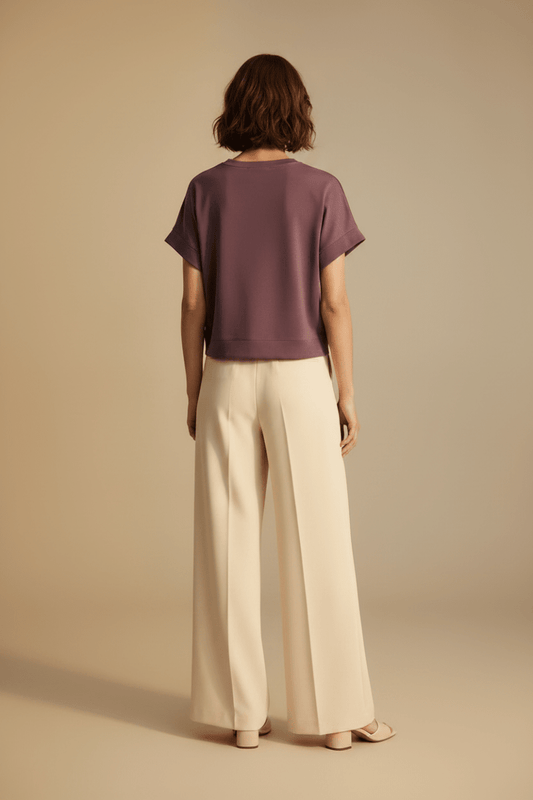 Rich & Royal T Peach Shirt Damen – Feminines Oberteil in Mulberry
